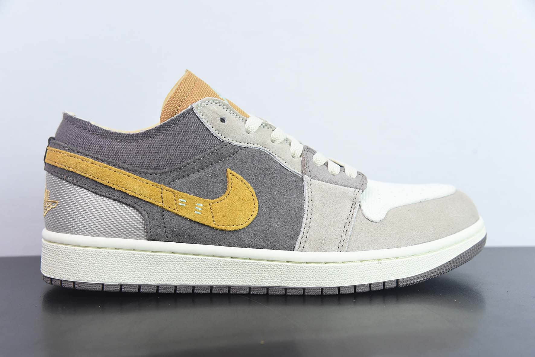 乔丹Air Jordan 1 Low SE CraftInside OutBrown Yellow AJ1乔丹一代解构棕黄低帮经典复古文化休闲运动篮球鞋纯原版本 货号：DN1635-200