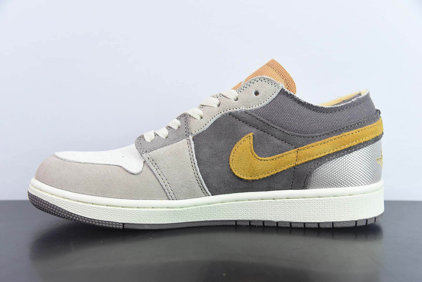 乔丹Air Jordan 1 Low SE CraftInside OutBrown Yellow AJ1乔丹一代解构棕黄低帮经典复古文化休闲运动篮球鞋纯原版本 货号：DN1635-200