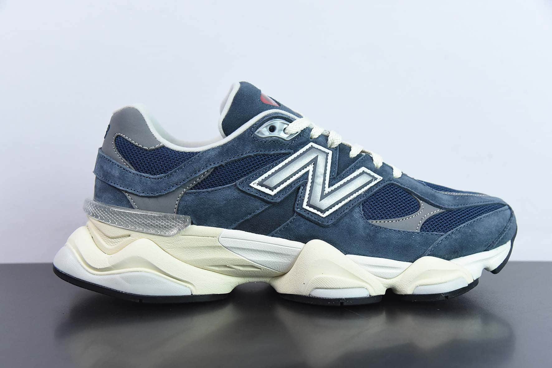 新百伦New Balance 9060BricksWood系列联名款灰蓝复古百搭老爹风休闲运动跑步鞋纯原版本 货号：U9060ECB