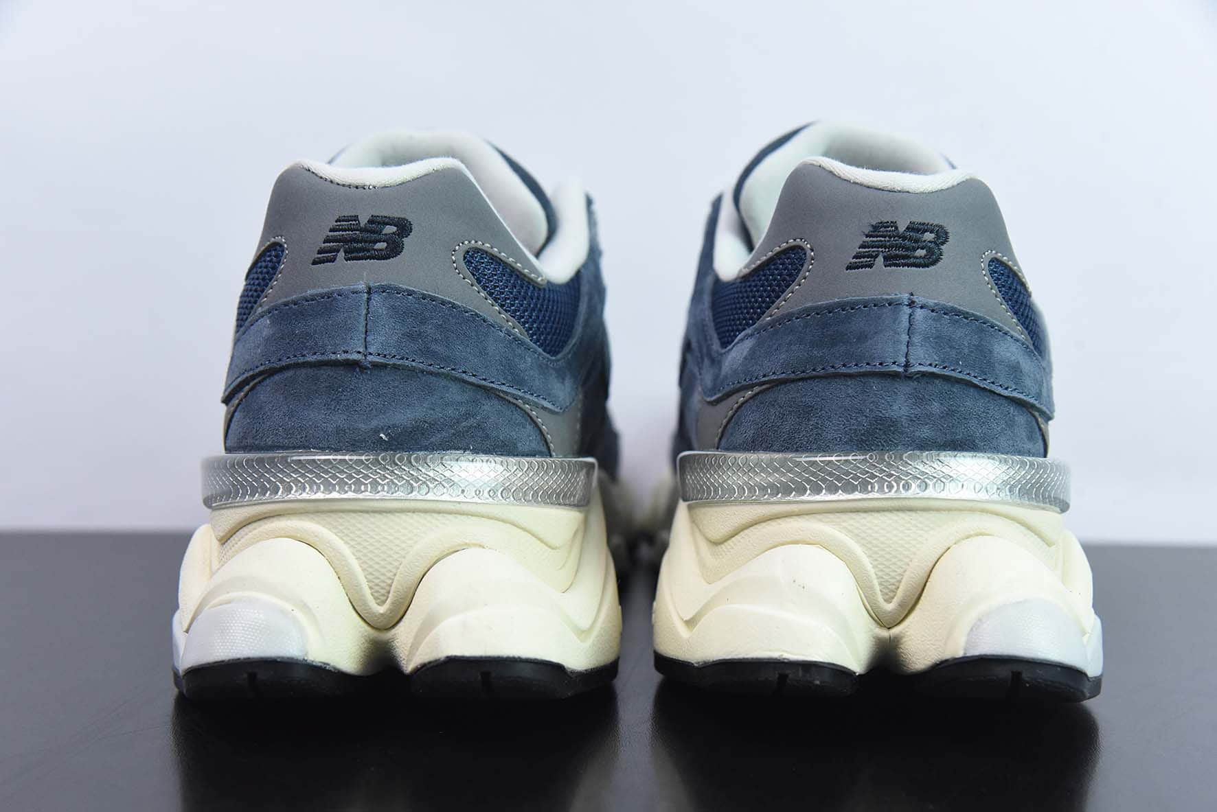 新百伦New Balance 9060BricksWood系列联名款灰蓝复古百搭老爹风休闲运动跑步鞋纯原版本 货号：U9060ECB