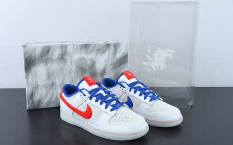 耐克Nike Dunk Low Year of the Rabbit 兔年穗兔主题 大白兔白红蓝SB低帮运动休闲板鞋纯原版本货号：FD4203-161