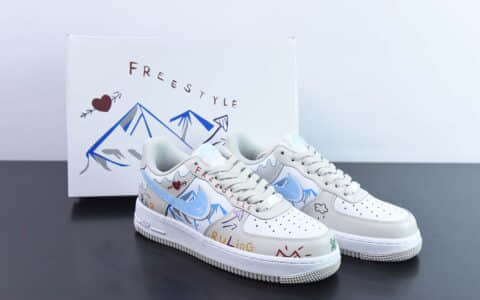 耐克Nike Air Force 1 Low’07 雪山空军一号低帮休闲板鞋纯原版本 货号：CW2288-219