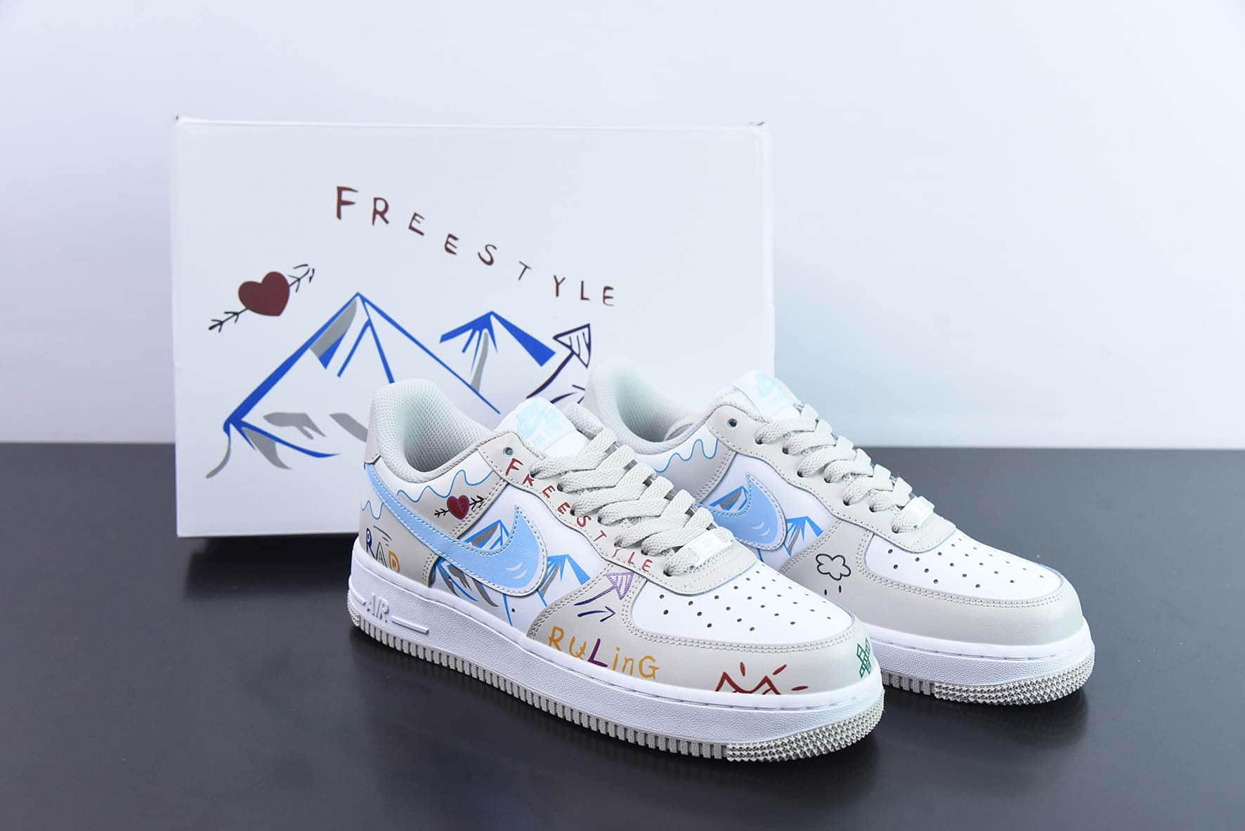 耐克Nike Air Force 1 Low’07 雪山空军一号低帮休闲板鞋纯原版本 货号：CW2288-219