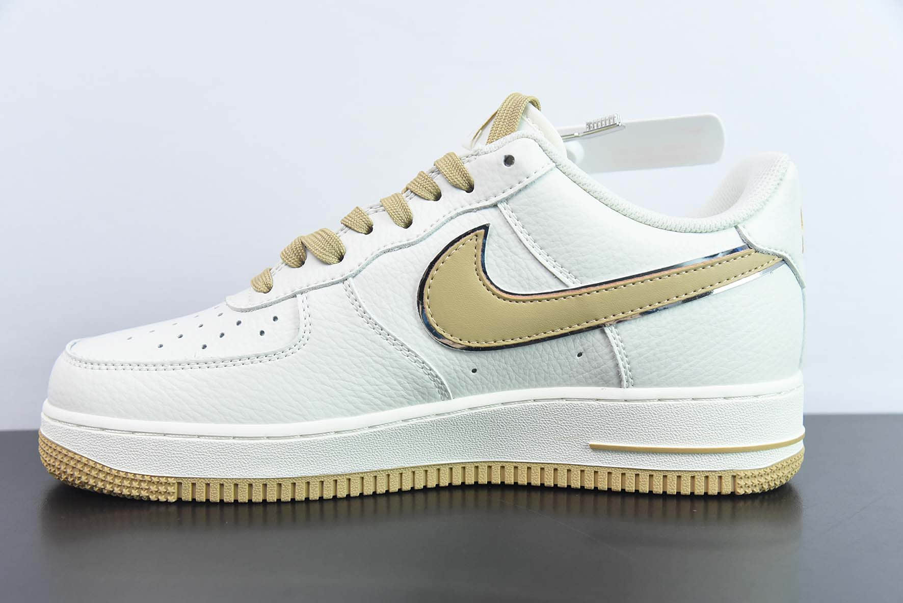 耐克Nike Air Force 1 Low '07 “Keep Fresh”卡其银小勾低帮空军一号低帮休闲板鞋纯原版本 货号：BM1996-055 