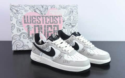 耐克Nike Air Force 1'07 Low 西海岸涂鸦空军一号低帮休闲板鞋纯原版本 货号：LT5986-921