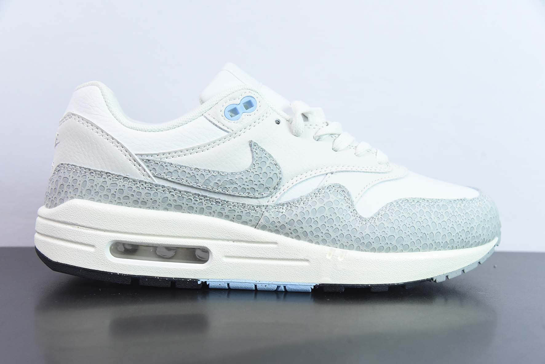 耐克Nike Air Max 1Safari Summit White初代灰白石斑纹复古气垫百搭休闲运动慢跑鞋纯原版本 货号：FB5059-100 