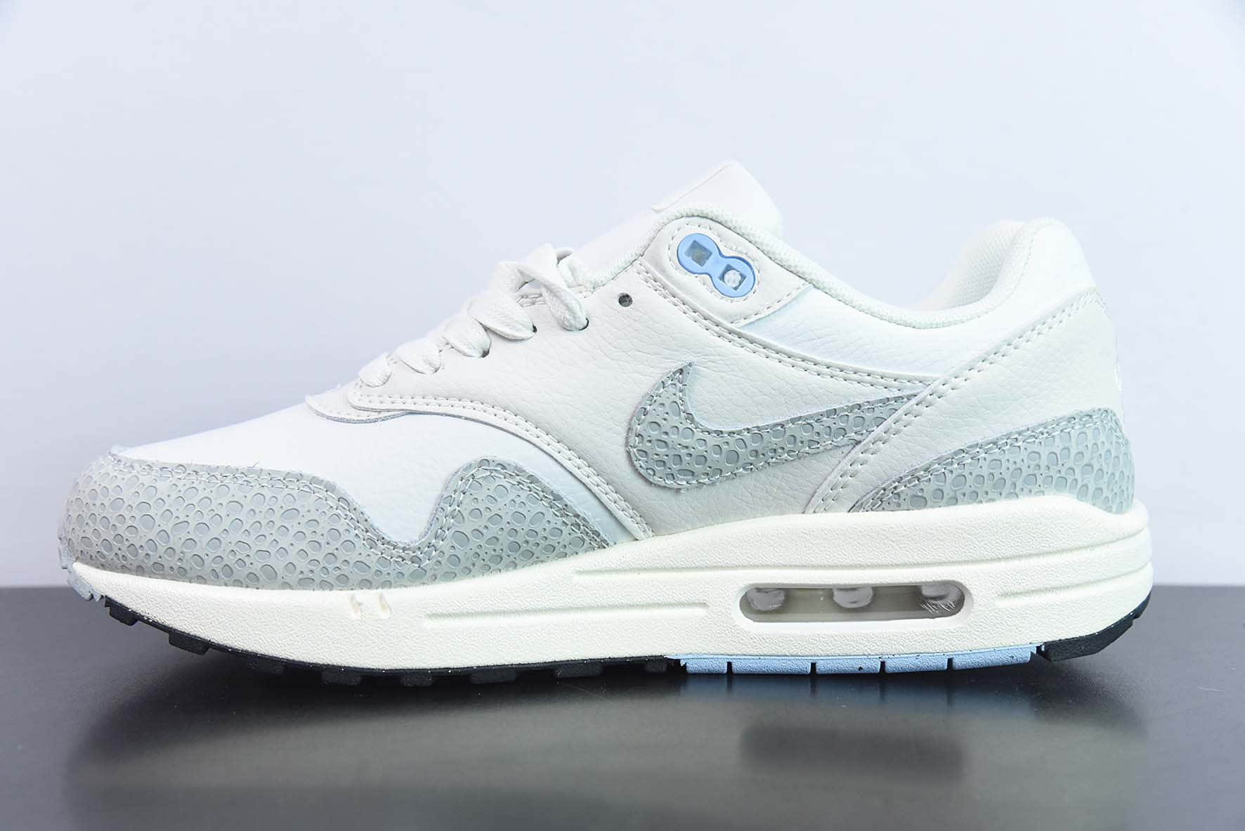 耐克Nike Air Max 1Safari Summit White初代灰白石斑纹复古气垫百搭休闲运动慢跑鞋纯原版本 货号：FB5059-100 