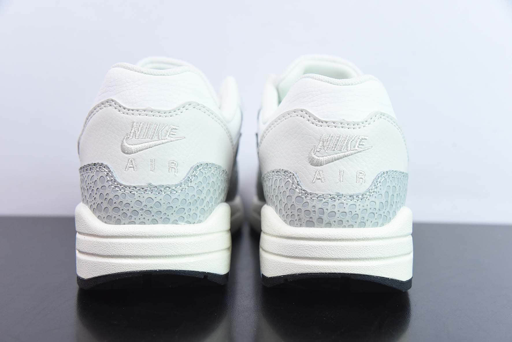 耐克Nike Air Max 1Safari Summit White初代灰白石斑纹复古气垫百搭休闲运动慢跑鞋纯原版本 货号：FB5059-100 