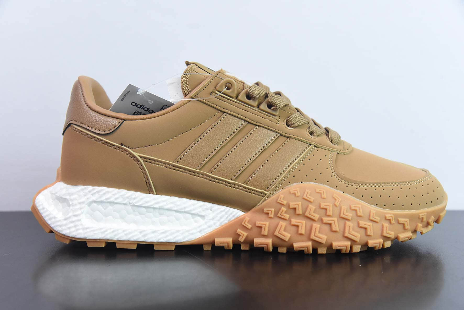 阿迪达斯Adidas Retropy Boost E5 W.R.P E5二代系列小麦复古赛车原型爆米花缓震休闲运动慢跑鞋纯原版本 货号：H03549