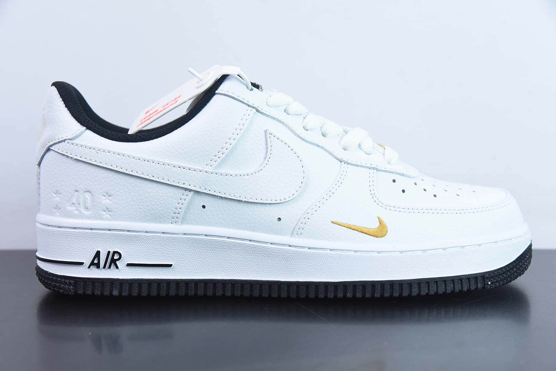 耐克Nike Air Force 1 Low“40周年”白金小勾空军一号低帮运动休闲板鞋纯原版本 货号：DD1225-001