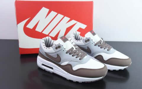 耐克Nike Patta x Nike Air Max 1“Monarch”初代灰褐半掌气垫复古休闲跑步鞋纯原版本 货号：FB8916-100