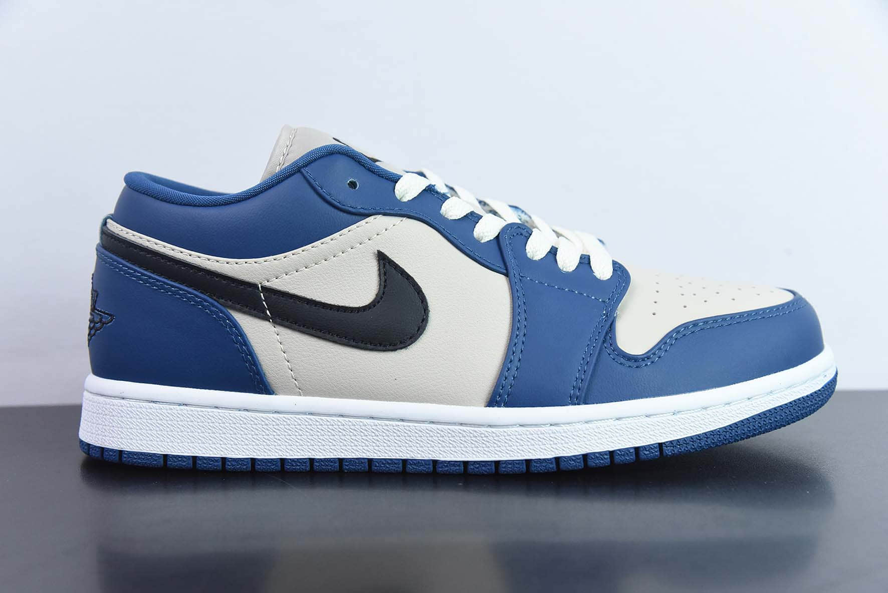 乔丹Air Jordan 1 Low AJ1蓝灰低帮休闲板鞋纯原版本 货号：DC0774-402