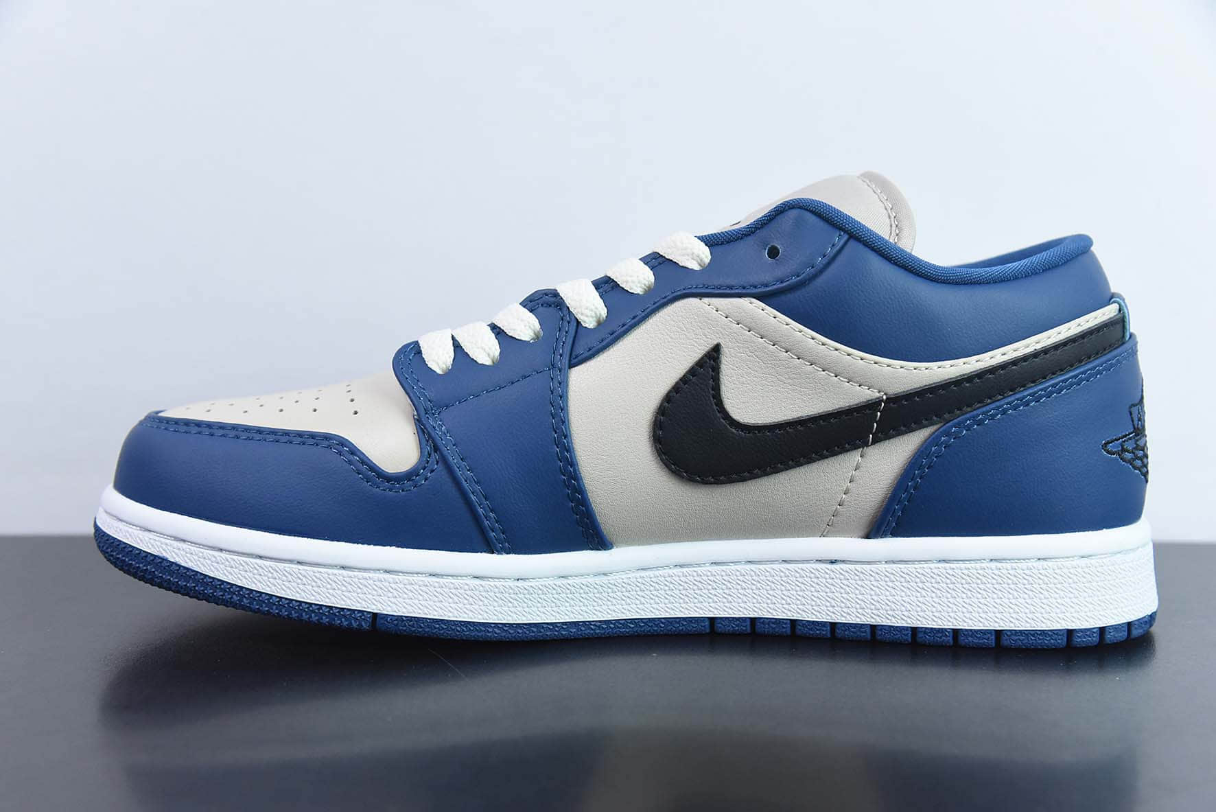 乔丹Air Jordan 1 Low AJ1蓝灰低帮休闲板鞋纯原版本 货号：DC0774-402