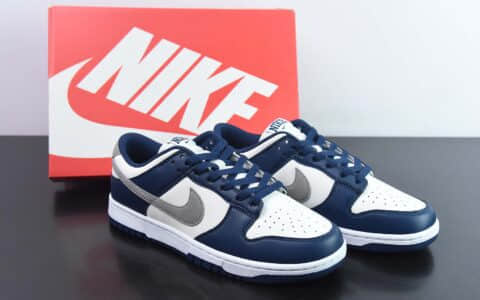 耐克NIKE SB Dunk Low午夜蓝白蓝SB运动休闲低帮板鞋纯原版本 货号：FD9749-400