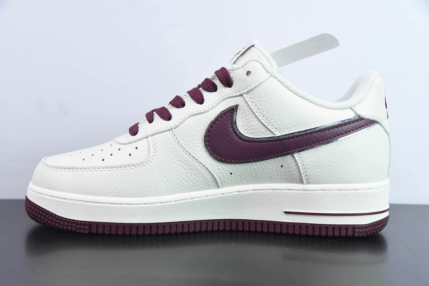 耐克Nike Air Force 1'07 Low Keep Fresh 米酒红小勾空军一号低帮休闲板鞋纯原版本 货号：BM2023-102