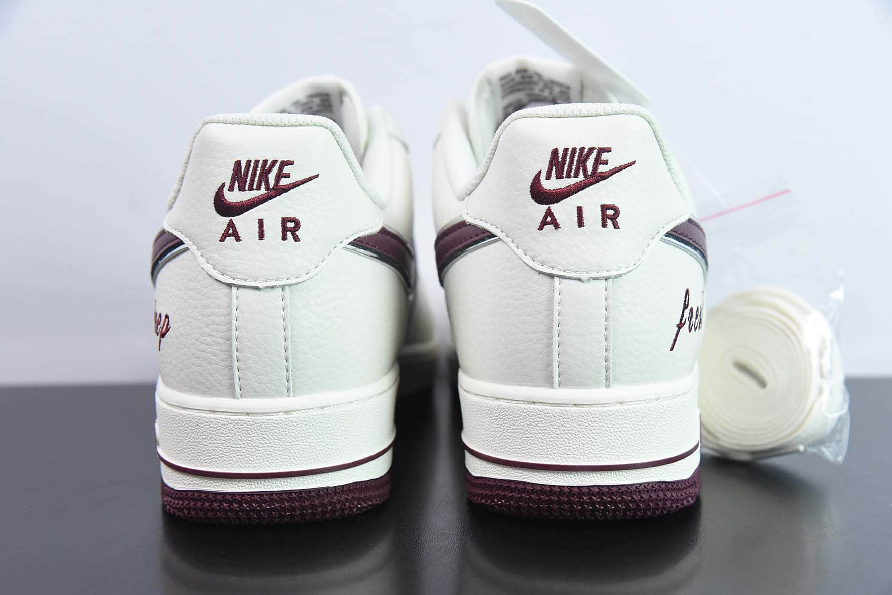 耐克Nike Air Force 1'07 Low Keep Fresh 米酒红小勾空军一号低帮休闲板鞋纯原版本 货号：BM2023-102