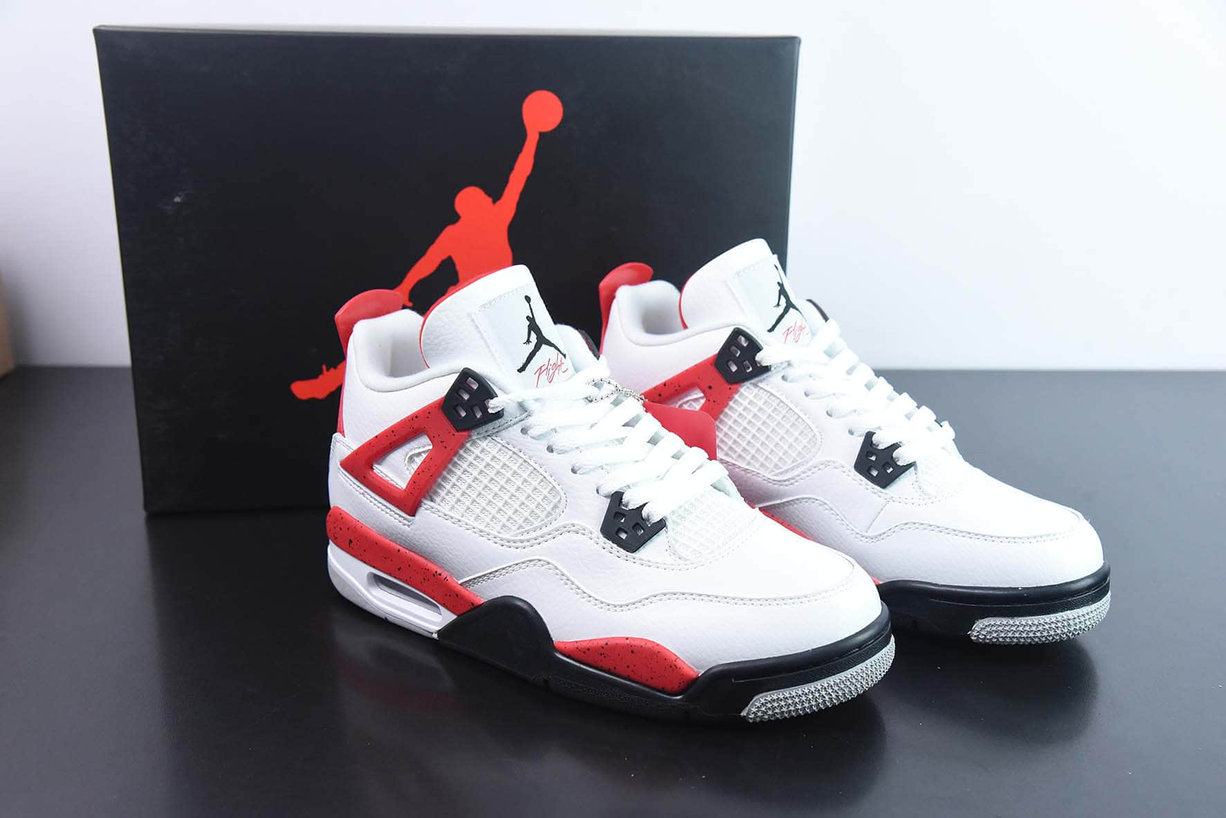 乔丹Air Jordan 4 “Red Cement”AJ4白红水泥男子文化篮球鞋纯原版本 货号： DH6927-161