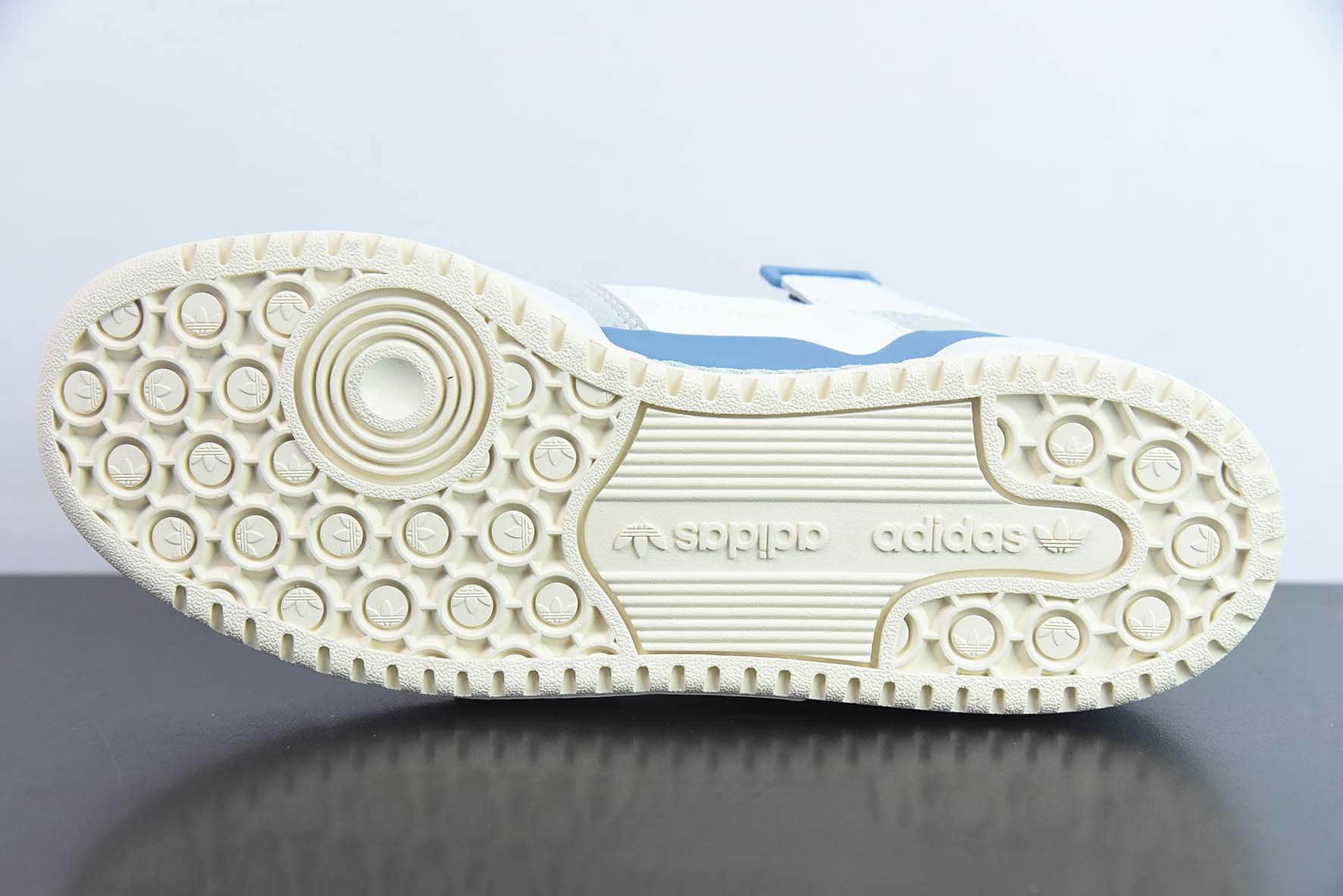 阿迪达斯Adidas Fornm Exhibit Low 阿迪 84白湖蓝低帮复古休闲板鞋纯原版本 货号：GW6348