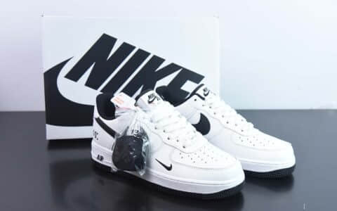 耐克Nike Air Force 1 Low 07 40周年限定黑白空军一号低帮休闲板鞋纯原版本 货号：MN5263-127