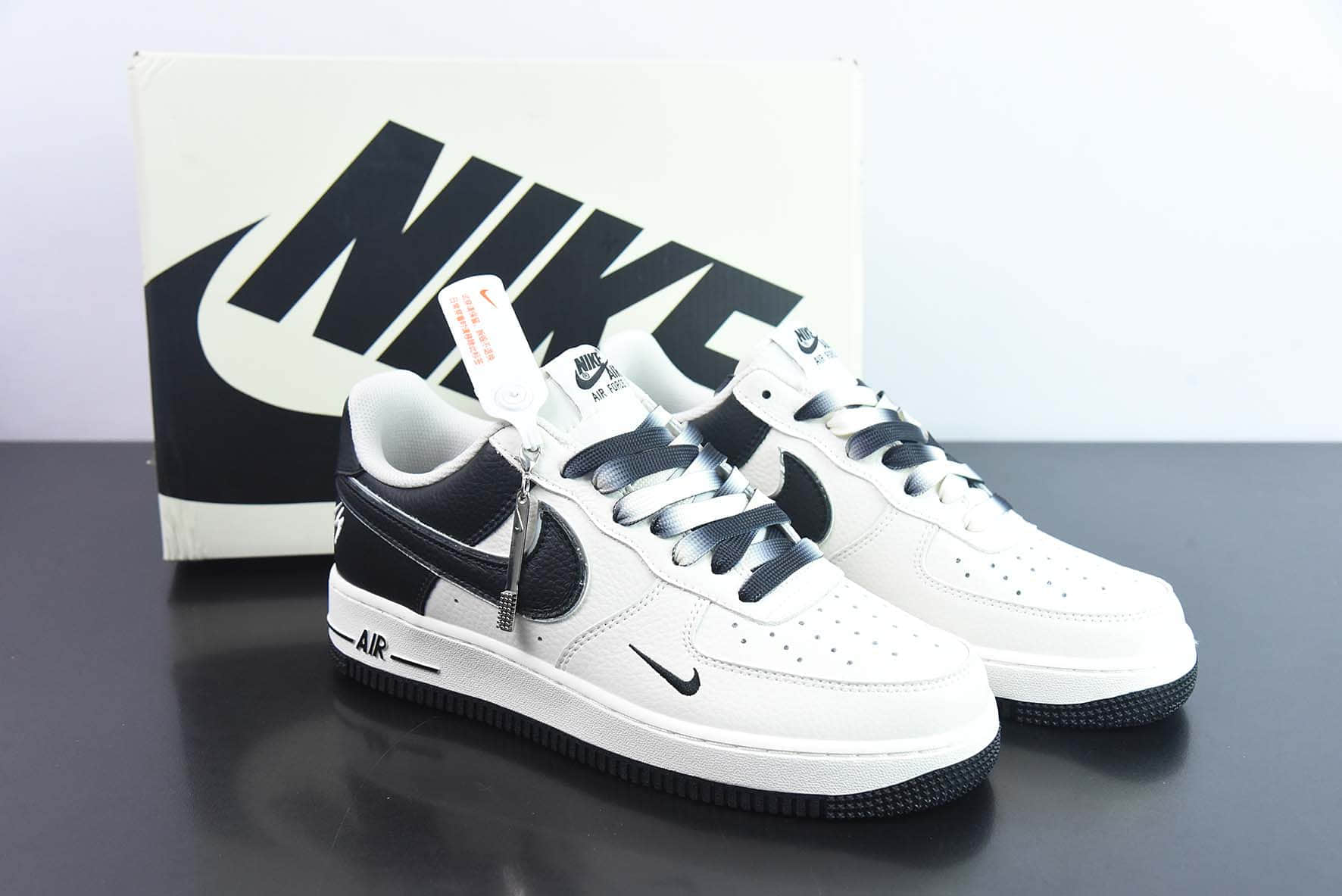 耐克Nike Air Force 1'07 Low 米黑TS小钩空军一号低帮休闲板鞋纯原版本 货号：IO5636-333