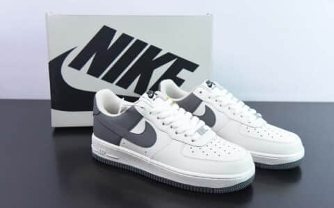 耐克Nike Air Force 1 Low '07 “奶奶灰”灰白拼接空军一号低帮休闲板鞋纯原版本 货号：DB3301-022