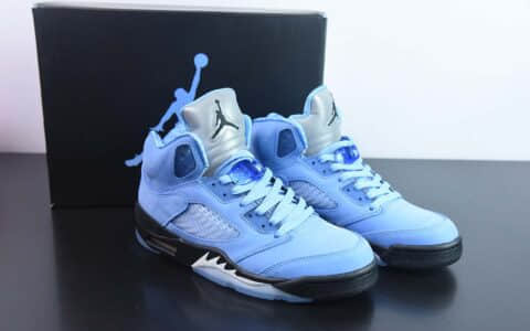 乔丹Air Jordan 5 Retro UNC AJ5大学蓝北卡蓝高帮男子文化篮球鞋纯原版本 货号：DV1310-401