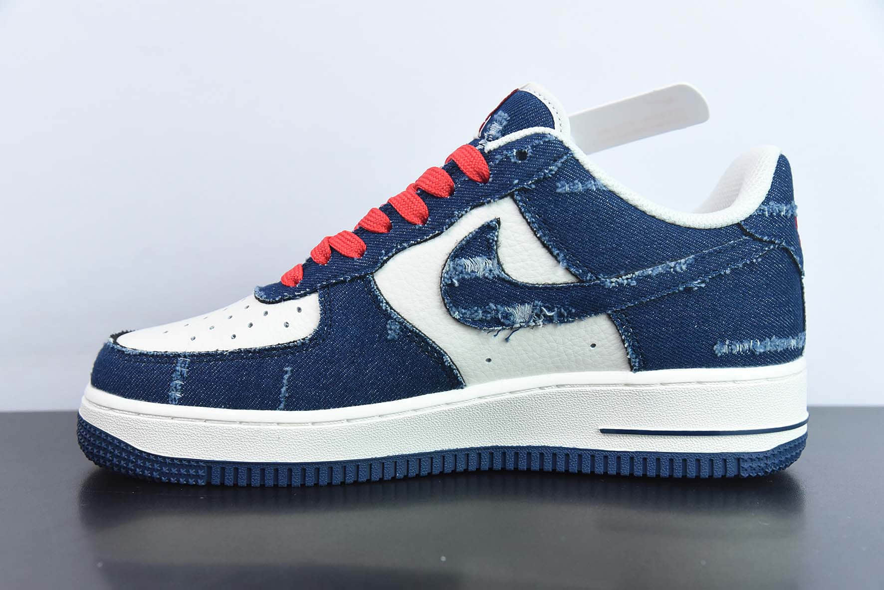 耐克Nike Levi's ×Nike Air Force 1 Low 李维斯联名牛仔拼接空军一号低帮休闲板鞋纯原版本 货号：VT5698-569