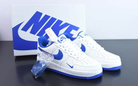 耐克Nike Air Force 1 Low '07 40周年限定冰蓝空军一号低帮休闲板鞋纯原版本 货号：MN5263-123