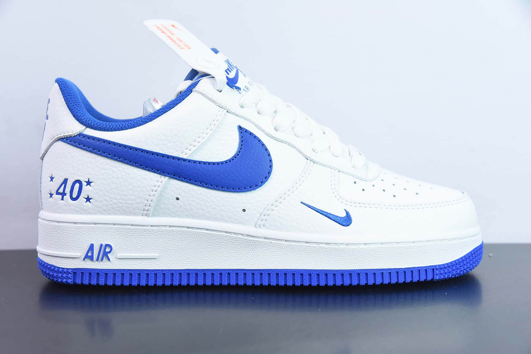 耐克Nike Air Force 1 Low '07 40周年限定冰蓝空军一号低帮休闲板鞋纯原版本 货号：MN5263-123