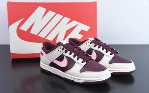 耐克Nike Dunk Low “Valentine’s Day” 樱桃酒红情人节SB低帮滑板鞋纯原版本 货号：DR9705-100