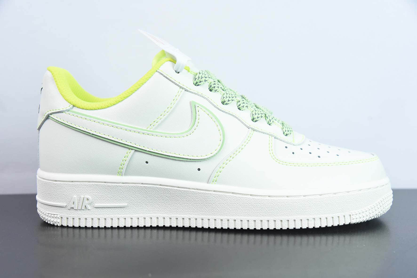 耐克Nike Air Force 1'07 Low 兔八哥白绿满天星空军一号低帮休闲板鞋纯原版本 货号：315122-909