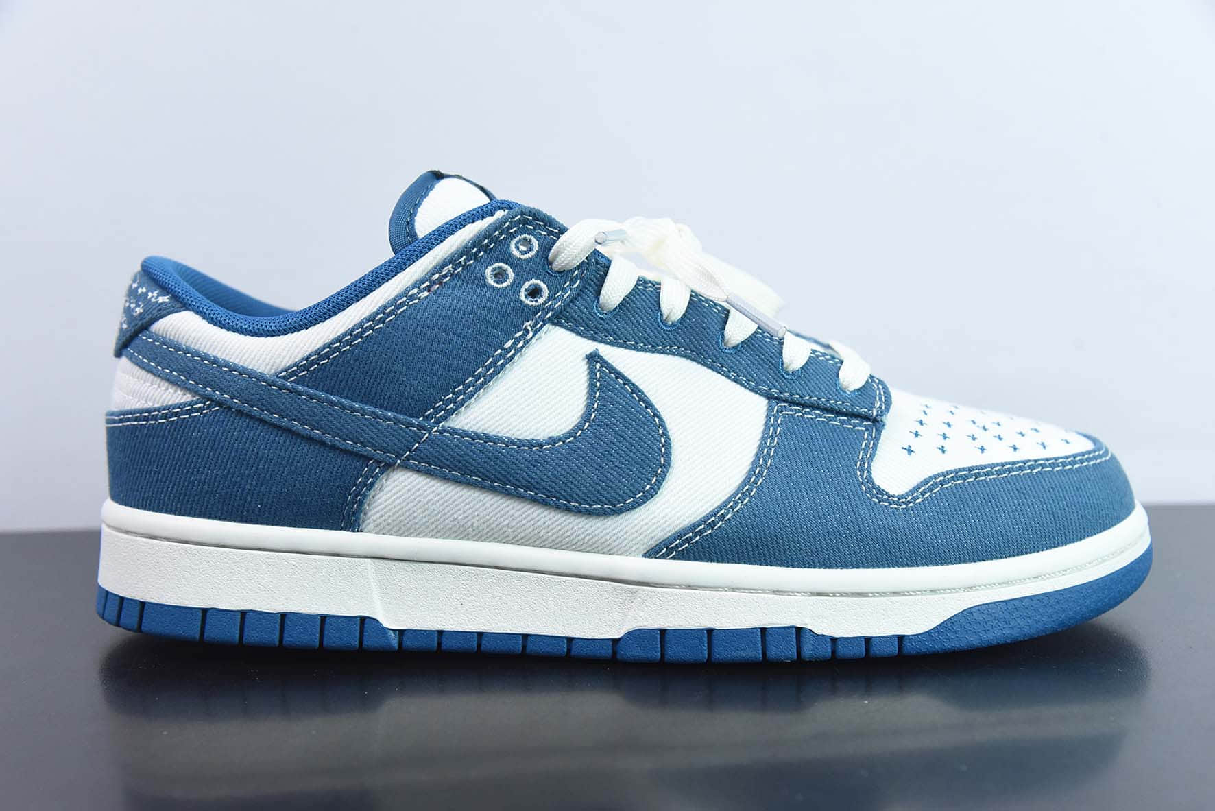 耐克Nike Dunk Low Retro SE 牛仔蓝工业蓝SB低帮休闲板鞋纯原版本 货号：DV0834-101