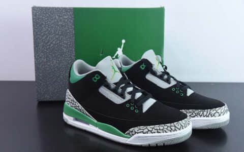 乔丹Air Jordan 3 RetroPine GreenAJ3松绿黑爆裂纹中帮复古休闲运动文化篮球鞋纯原版本 货号：CT8532-030