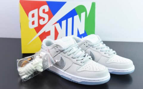 耐克Nike Concepts x Nike SB Dunk Low White Lobster 白龙虾SB低帮休闲滑板鞋纯原版本 货号：FD8776-100