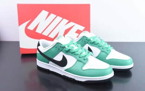 耐克Nike Dunk Low SE “Lottery Green”白绿黑SB低帮休闲滑板鞋纯原版本 货号：FN3612-300