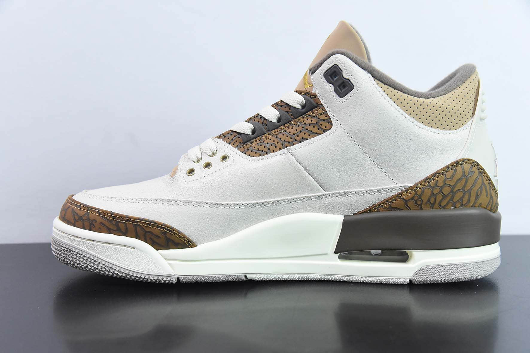 乔丹Air Jordan 3 Palomino AJ3摩卡爆裂纹男子文化篮球鞋纯原版本 货号：CT8532-102