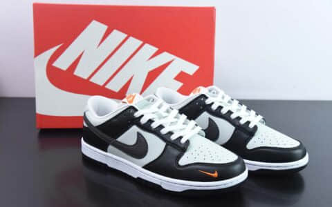 耐克Nike Dunk Low 黑灰迷你勾双勾低帮休闲板鞋纯原版本 货号：FN7808-001