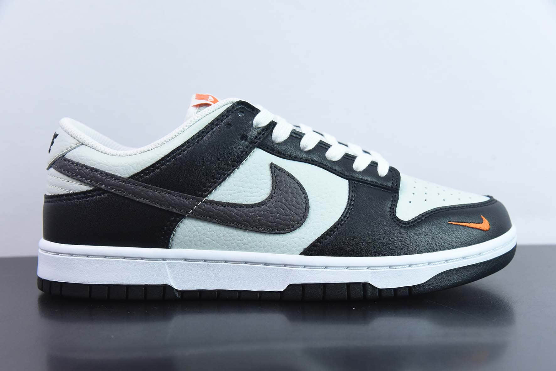 耐克Nike Dunk Low 黑灰迷你勾双勾低帮休闲板鞋纯原版本 货号：FN7808-001