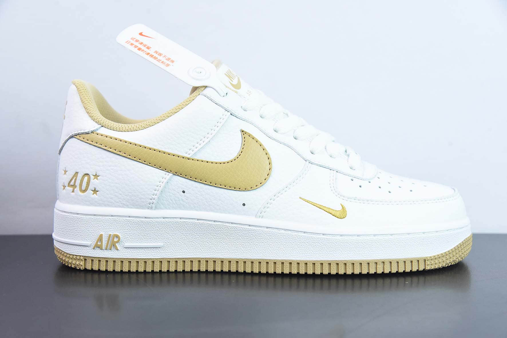 耐克Nike Air Force 1'07 Low 40周年卡其空军一号低帮休闲板鞋纯原版本货号：MN5263-122