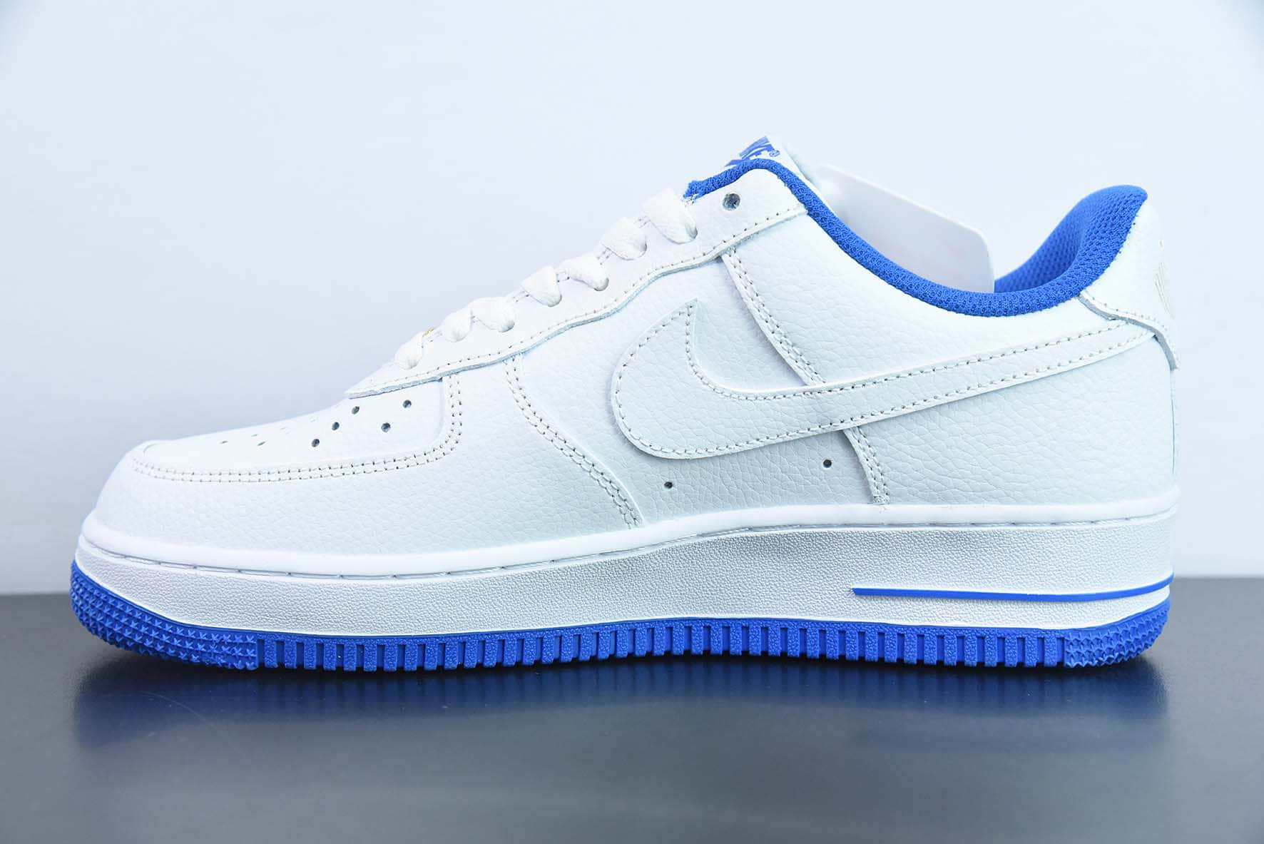 耐克Nike Air Force 1'07 蓝金小勾 40周年星星空军一号低帮休闲板鞋纯原版本 货号：DD1225-005 