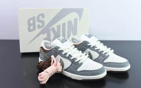 耐克Nike Yuto Horigome x Nk SB 灰色羽毛联名款 SB低帮休闲运动滑板板鞋纯原版本 货号：FQ1180-001