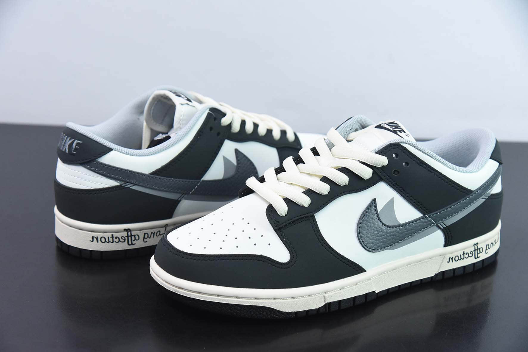 耐克Nike SB Dunk Low大友克洋联名款黑灰SB低帮休闲滑板鞋纯原版本 货号：DD0302-256 