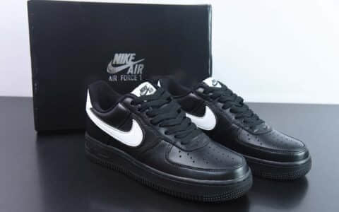 耐克Nike Air Force 1'07 Low 黑白勾空军一号低帮休闲板鞋纯原版本 货号：CQ0492-001