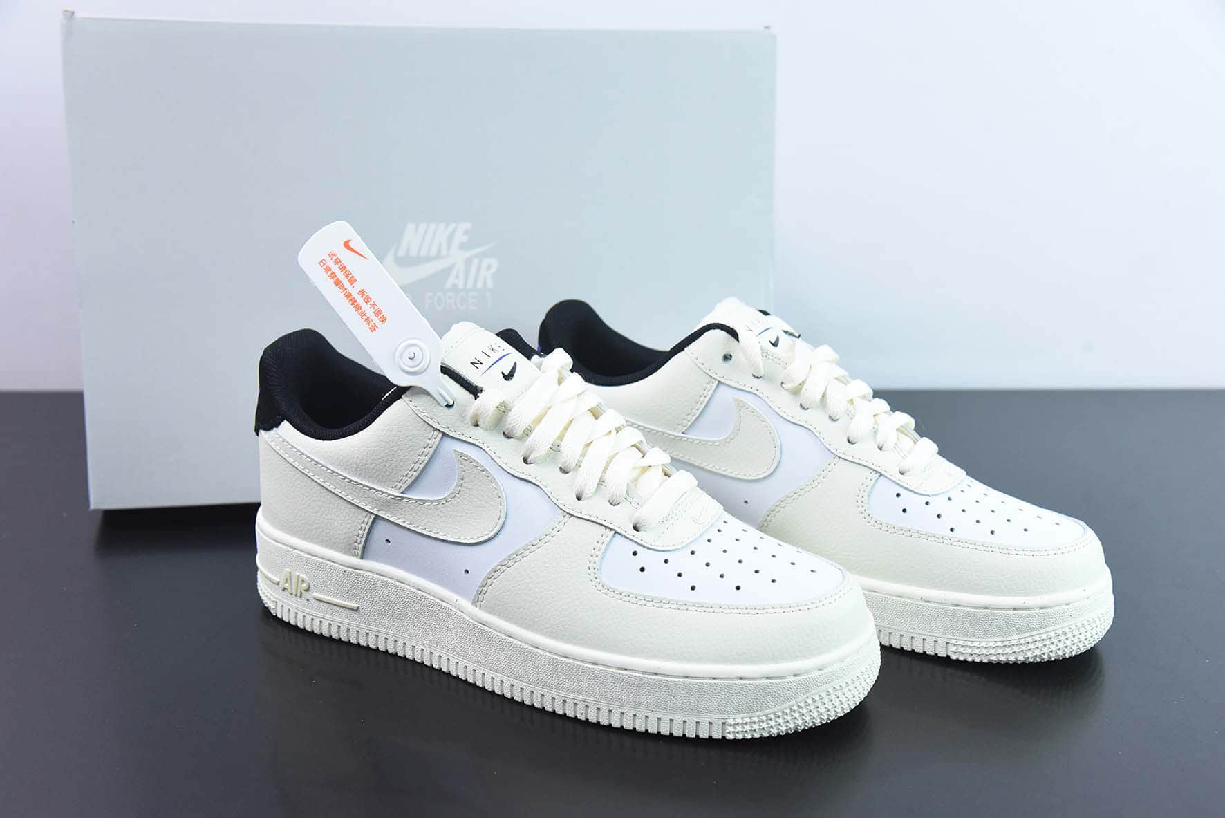 耐克Nike Air Force 1 Low 奶黄黑空军一号低帮百搭休闲运动板鞋纯原版本 货号：DZ2708-101