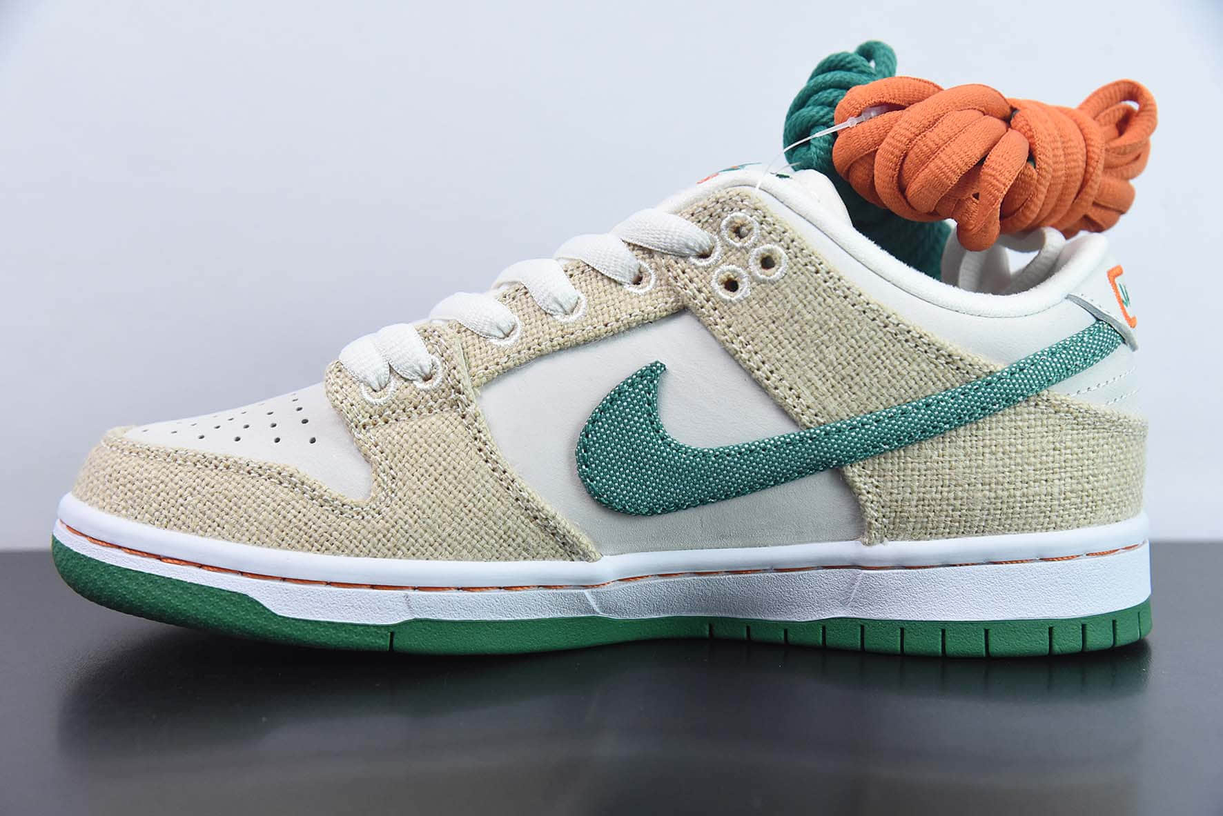 耐克NIKE SB Dunk Low DUNK 橘子汽水白黄帆布SB低帮休闲滑板鞋纯原版本 货号：FD0860-001 