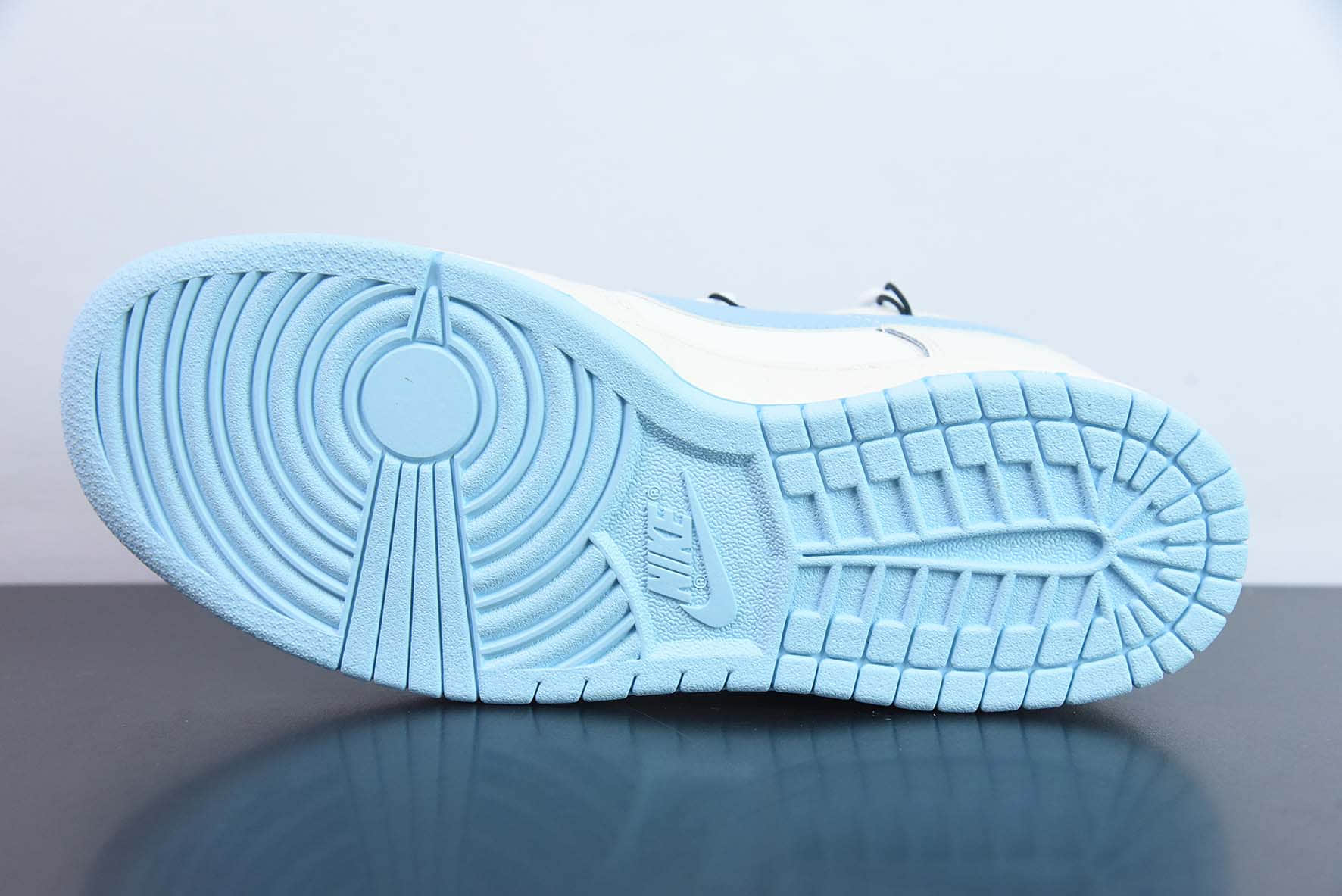 耐克Nike SB Dunk LowGreenBeige白蓝绑绳解构风系列低帮休闲运动滑板板鞋纯原版本 货号：DD1503-123