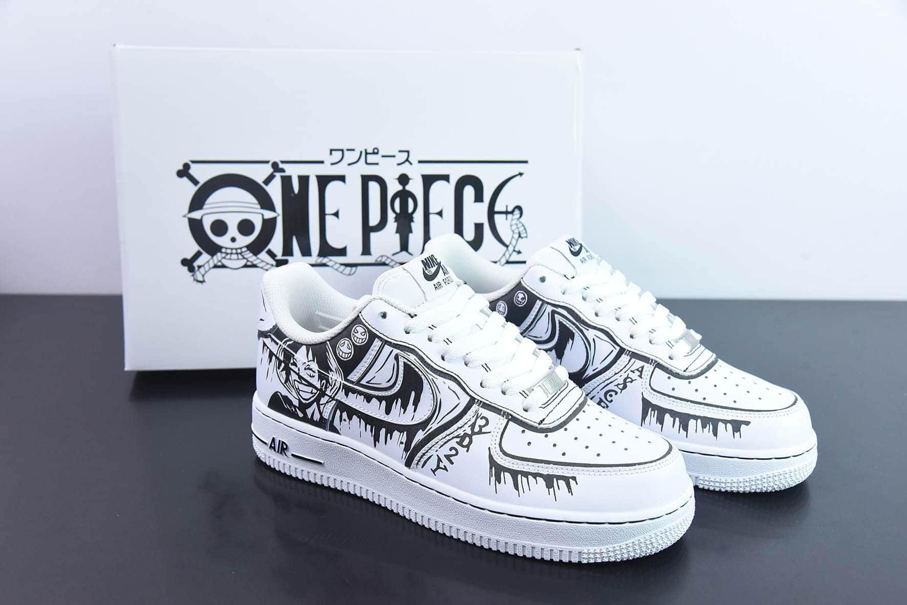 耐克Nike Air Force 1 Low’07 海贼王联名空军一号低帮休闲板鞋纯原版本 货号：CW2288-301