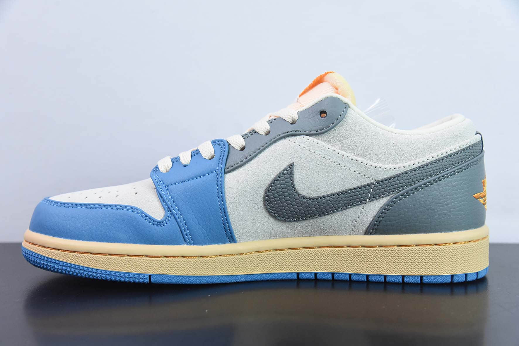 乔丹Air Jordan 1 Low AJ蓝灰低帮复古文化休闲运动篮球鞋纯原版本 货号： DZ5376-469