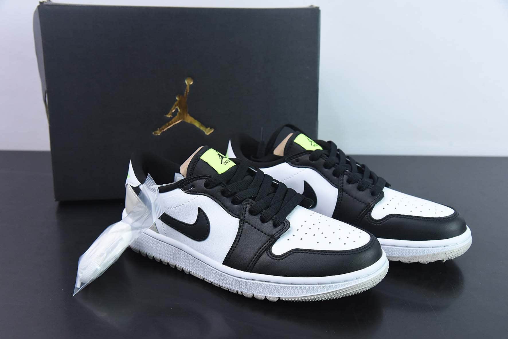 乔丹Air Jordan 1 Low AJ1白灰黑高尔系列夫低帮休闲板鞋纯原版本 货号：DD9315-108