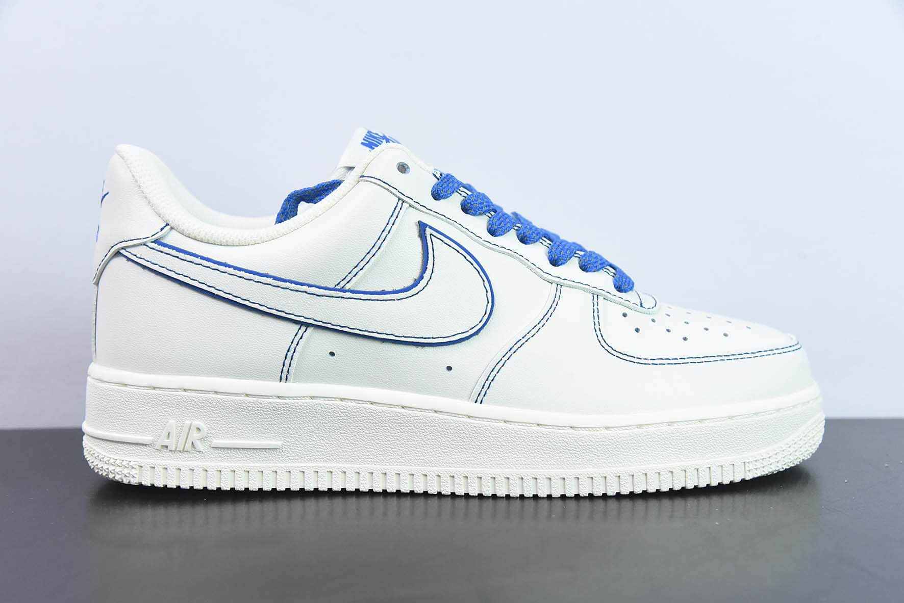 耐克Nike Air Force 1 Low 米白蓝满天星空军一号低帮休闲板鞋纯原版本 货号：315122-404